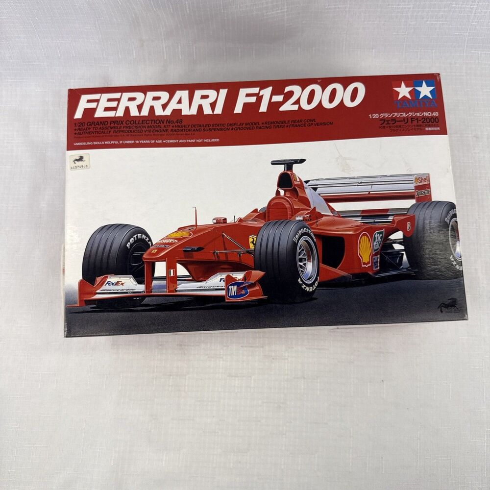 Tamiya 1:20 Ferrari F1-2000 Full-View Model Kit Made in Japan